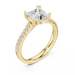 Gold Ring DDLR-735, Yellow Gold, view 2