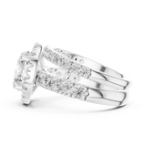 Gold Ring DDLR-007, White Gold, view 3