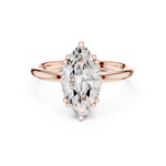 Gold Ring DDLR-926, Rose Gold, view 4