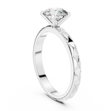 Gold Ring LR-0020, White Gold, view 1