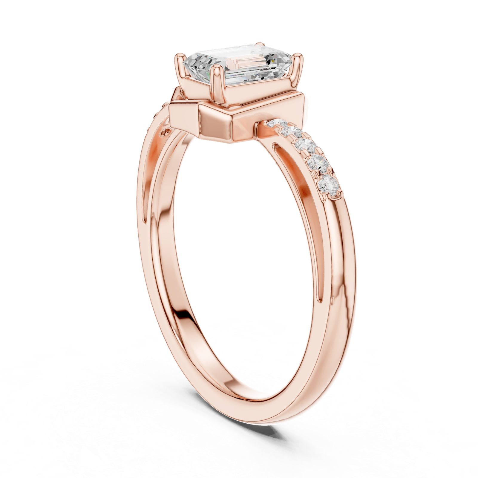Gold Ring DDLR-520, Rose Gold