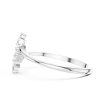 Gold Ring HLR-236, White Gold, view 3
