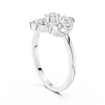 Gold Ring DR-6277, White Gold, view 1