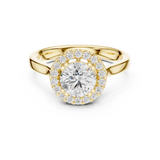 Gold Ring DDLR-649, Yellow Gold, view 4