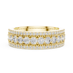 Gold Ring DDLR-224, Yellow Gold, view 3