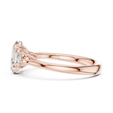 Gold Ring DDLR-727, Rose Gold, view 3