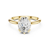 Gold Ring DDLR-927, Yellow Gold, view 4