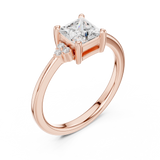 Gold Ring DDLR-502, Rose Gold, view 2