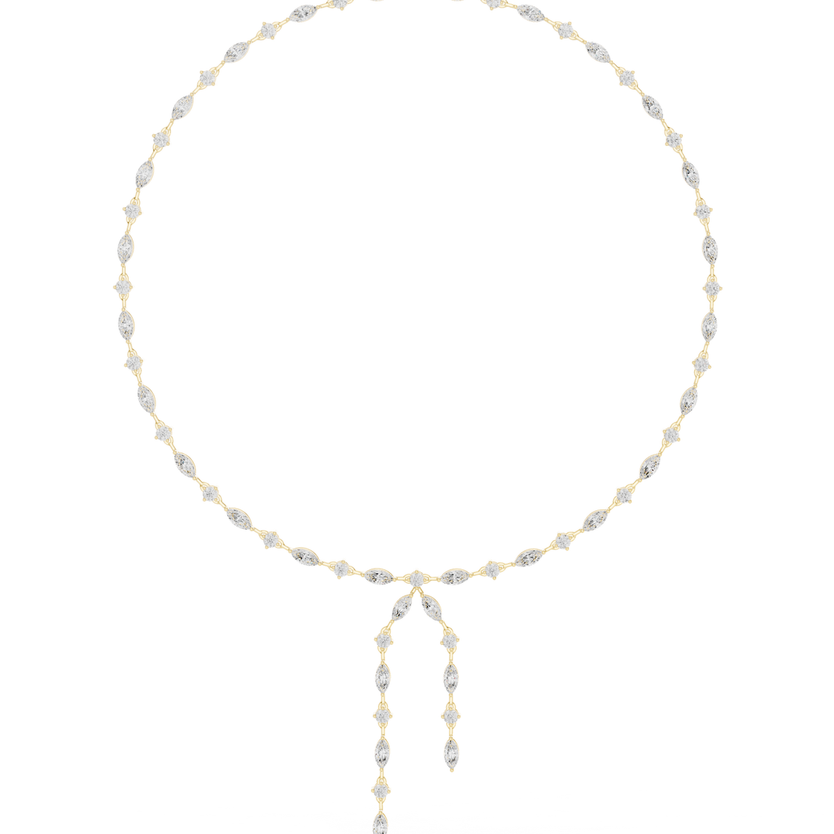 Gold Necklace SBWN (13), Yellow Gold, view 4