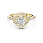 Gold Ring DDLR-535, Yellow Gold, view 4