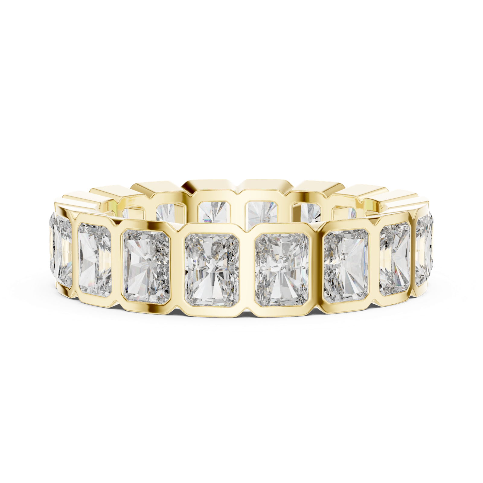 Gold Ring DDLR-222, Yellow Gold, view 3