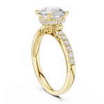 Gold Ring DDLR-263, Yellow Gold, view 1