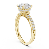 Gold Ring DDLR-263, Yellow Gold, view 1