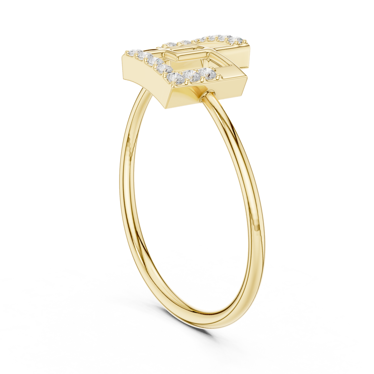 Gold Ring 1 (111), Yellow Gold, view 1