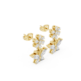 Gold Earrings AOMER, Yellow Gold, view 1