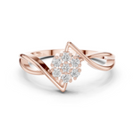 Gold Ring DDLR-826, Rose Gold