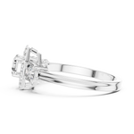 Gold Ring LR-0032, White Gold, view 3