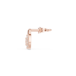 Gold Earrings SBER(13), Rose Gold, view 3