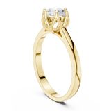 Gold Ring HLR-46, Yellow Gold, view 1