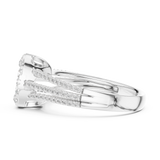 Gold Ring DDLR-756, White Gold, view 3