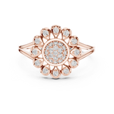 Gold Ring DR-6295, Rose Gold