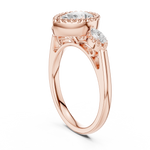 Gold Ring DDLR-275, Rose Gold, view 1
