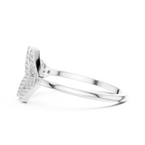 Gold Ring DR-6315, White Gold, view 3