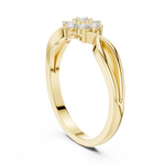 Gold Ring HLR-72, Yellow Gold