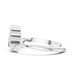 Gold Ring 00001L (50), White Gold, view 3