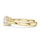 Gold Ring DDLR-563, Yellow Gold, view 3