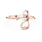 Gold Ring 1 (127), Rose Gold, view 4