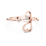 Gold Ring 1 (127), Rose Gold, view 4