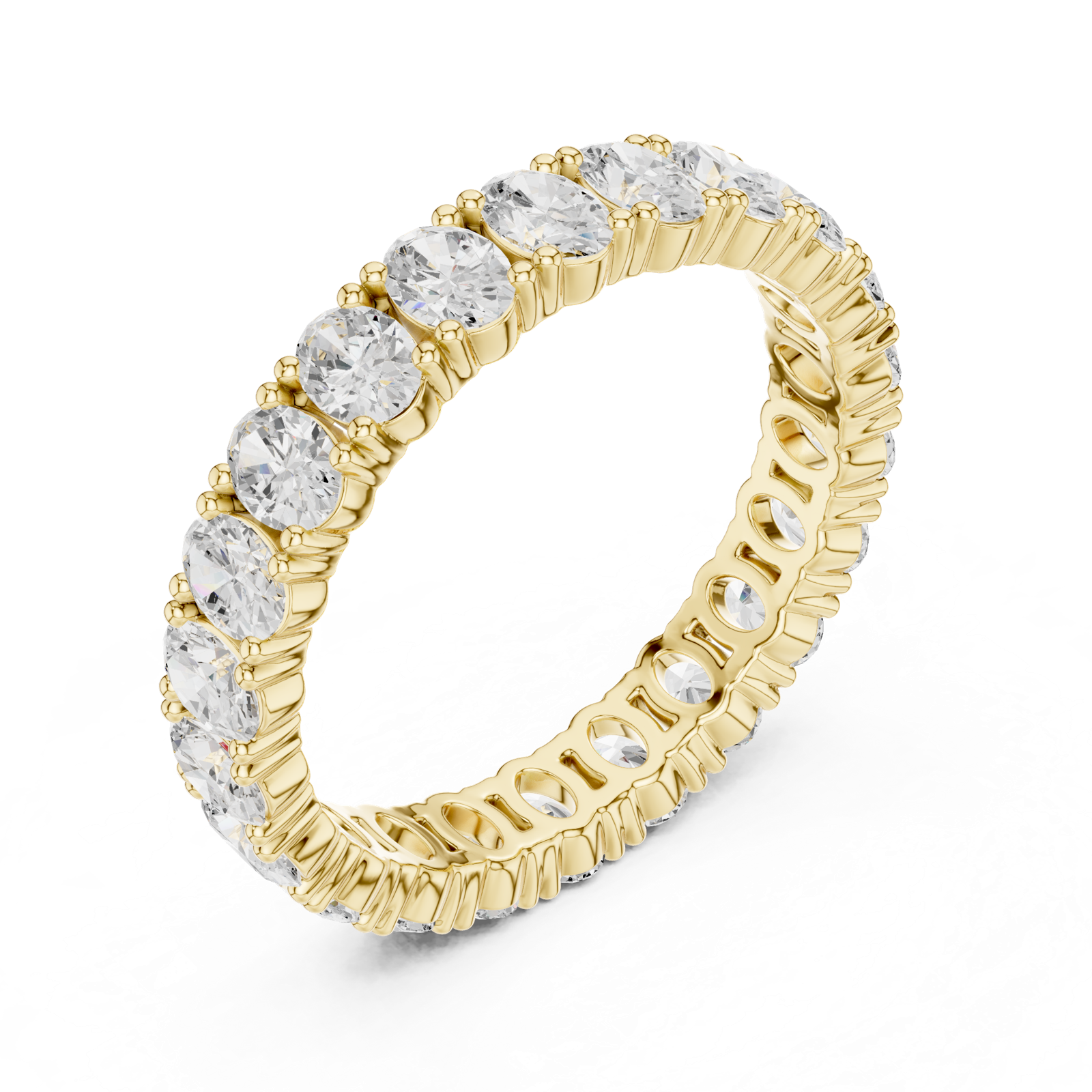 Gold Ring DDLR-621, Yellow Gold, view 2