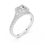 Gold Ring DDLR-908, White Gold, view 2