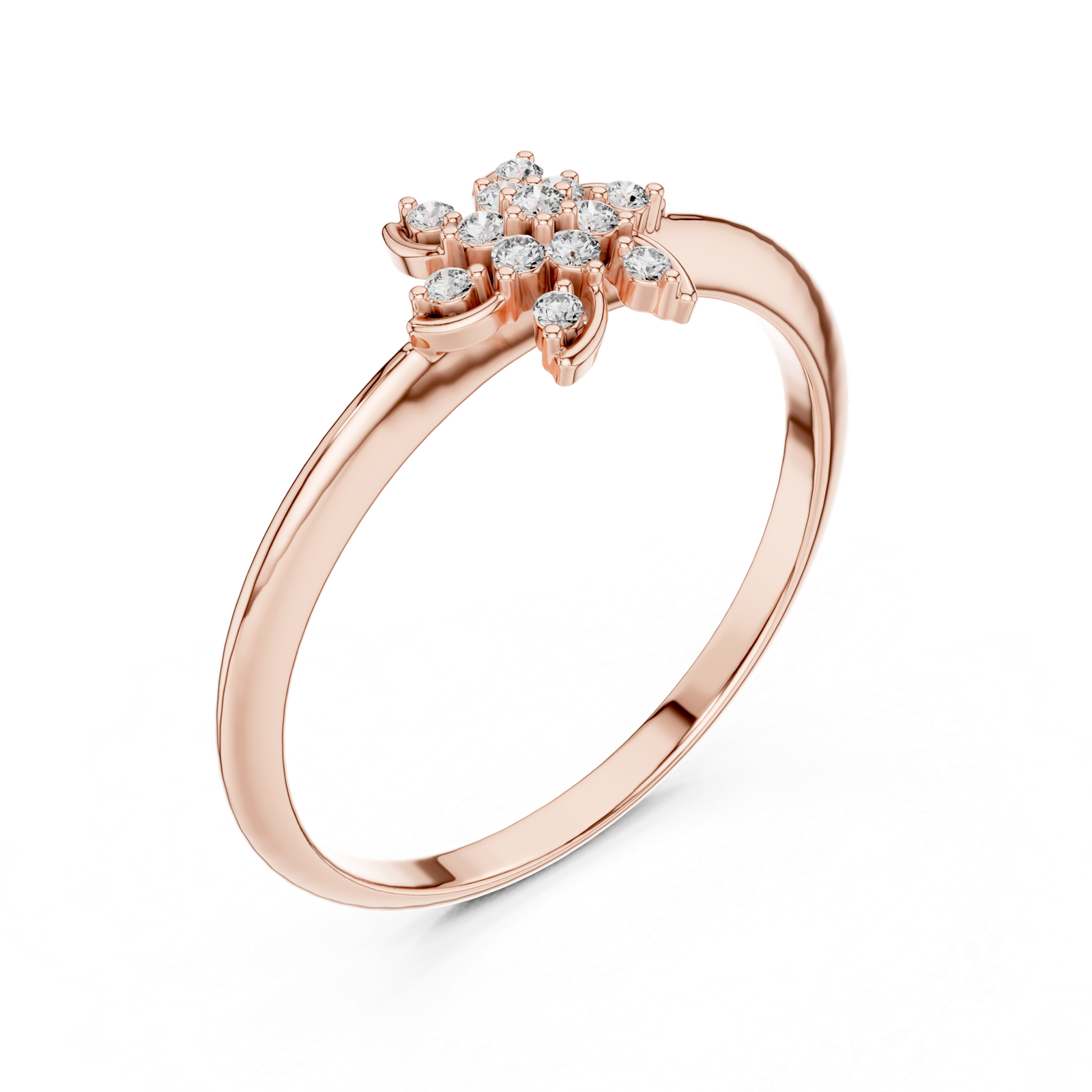 Gold Ring 1 (449), Rose Gold, view 2