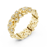Gold Ring R36, Yellow Gold, view 2