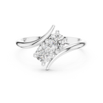 Gold Ring HLR-74, White Gold