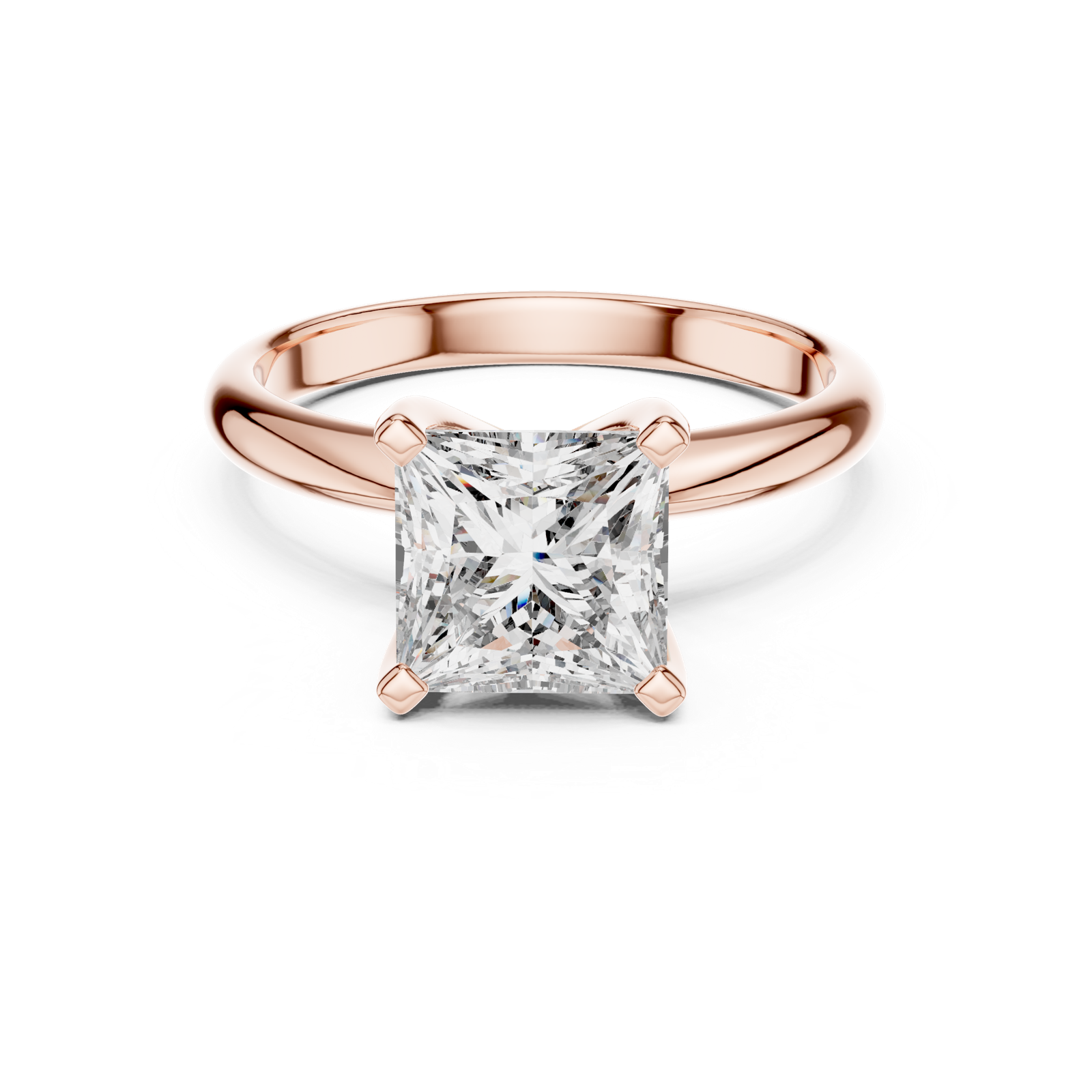 Gold Ring DDLR-053, Rose Gold