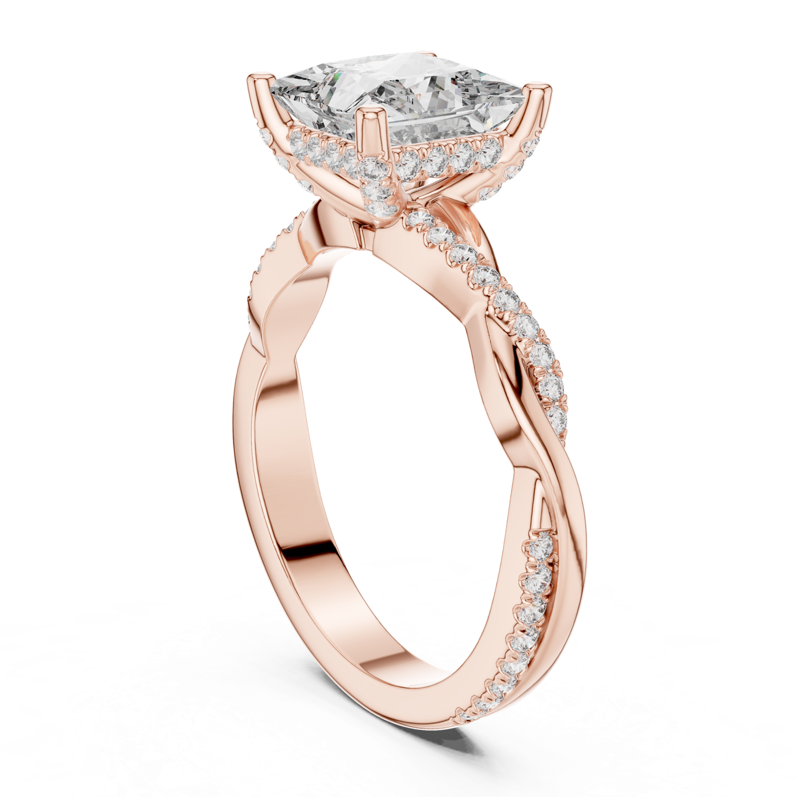 Gold Ring DDLR-160, Rose Gold