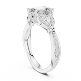 Gold Ring DDLR-933, White Gold, view 1