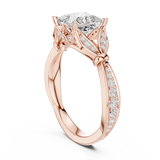 Gold Ring DDLR-937, Rose Gold, view 1