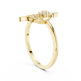 Gold Ring DR-6229, Yellow Gold, view 1