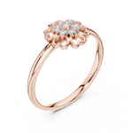 Gold Ring Ledis Ring, Rose Gold, view 2