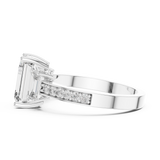 Gold Ring LR-0069, White Gold, view 3