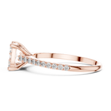 Gold Ring DDLR-004, Rose Gold, view 3