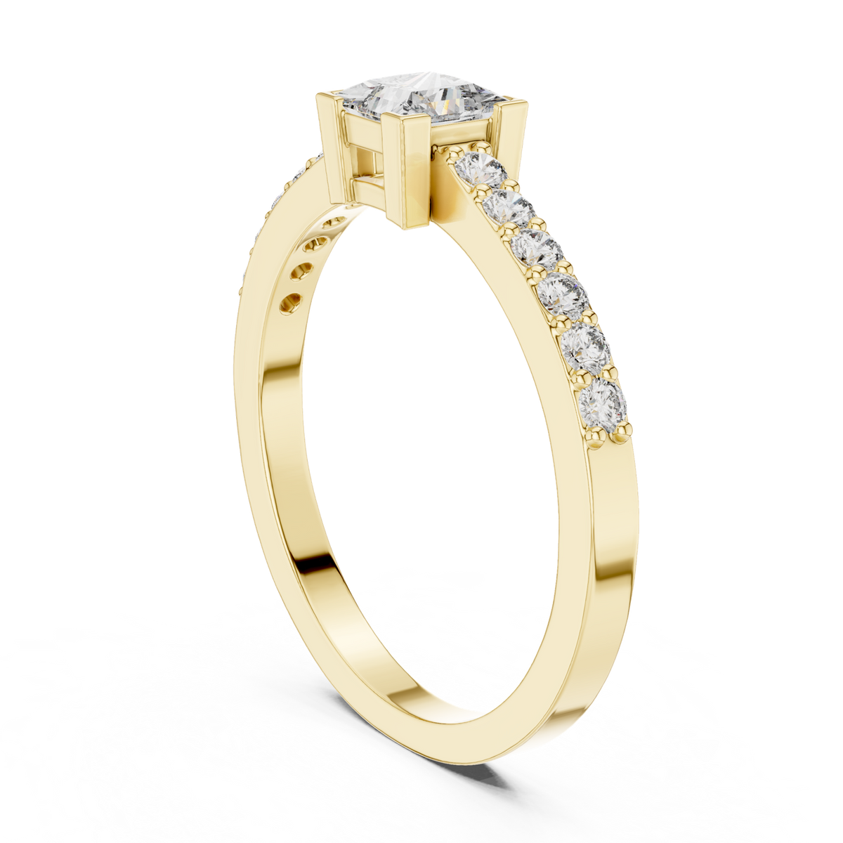 Gold Ring DJHGHF, Yellow Gold, view 1