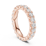 Gold Ring DDLR-608, Rose Gold, view 1