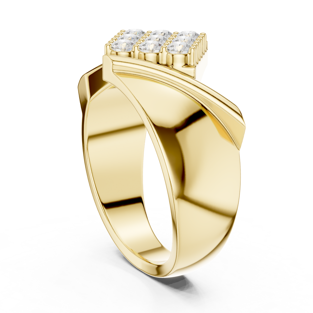 Gold Ring SBMR(17), Yellow Gold, view 1