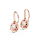 Gold Earrings 3-10010E_155_M, Rose Gold, view 3