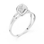 Gold Ring 1 (216), White Gold, view 2